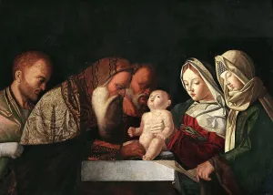 Jewish Life Prints: The Circumcision, c. 1500. Creator: Bellini, Giovanni (1430-1516)