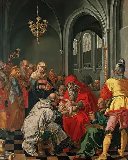 Goltzius Prints: The circumcision of Christ. Creator: Goltzius, Hendrik, 1558-1617 (After)