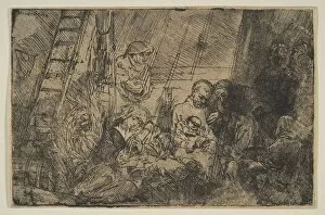 The Circumcision in the Stable, 1654. Creator: Rembrandt Harmensz van Rijn