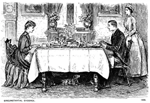 Circumstantial Evidence, 1886 (1891). Artist: George du Maurier Circumstantial Evidence, 1886 (1891). Artist: George du Maurier