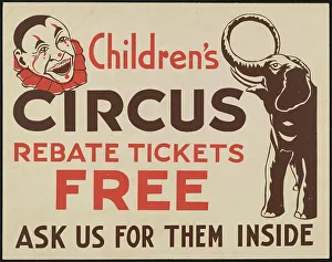 Face Paint Prints: Circus, [193-]. Creator: Unknown