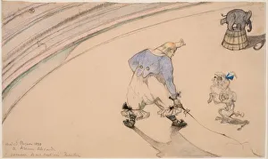 Circus Ring Prints: At the Circus: Clown Footit, 1899