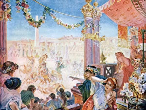 Images Dated 31st January 2007: The Circus of Nero or the Circus of Caligula, Rome, (1901). Artist: Heilbronn