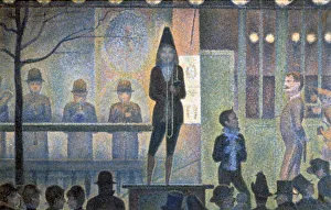 Circus Sideshow, 1887-1888. Artist: Georges-Pierre Seurat
