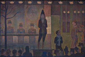 Circus Sideshow (Parade de cirque), 1887-88. Creator: Georges-Pierre Seurat Circus Sideshow (Parade de cirque), 1887-88. Creator: Georges-Pierre Seurat