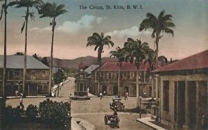 Clock Tower Gallery: The Circus, St. Kitts, B.W.I. early 20th century. Creator: Unknown