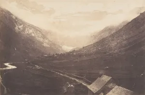 Cirque de Gavarnie, St Sauveur, 1853. Creator: Joseph Vigier Cirque de Gavarnie, St Sauveur, 1853. Creator: Joseph Vigier