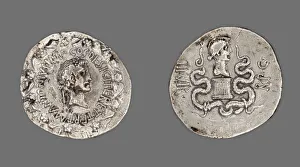 Marc Antony Prints: Cistophoric Tetradrachm (Coin) Portraying Mark Antony, 39-38 BCE, issued by Mark Antony