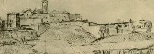 Tiepolo Prints: The Citadel of Brescia, mid-late 18th century, (1928). Artist: Giovanni Domenico Tiepolo