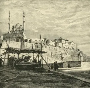 The Citadel of Cairo (Built by Saladin), 1890. Creator: Unknown The Citadel of Cairo (Built by Saladin), 1890. Creator: Unknown