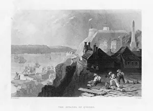 Challis Collection: The citadel of Quebec, Canada, 19th century. Artist: E Challis