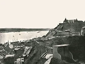 Quebec Prints: The Citadelle and the St Lawrence river, Quebec, Canada, 1895. Creator: Unknown