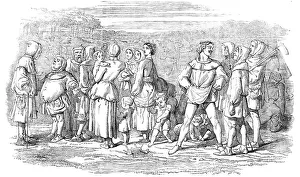 Citizens of London walking in the Pleasant Pastures of Smethefelde, 1857. Creator: Unknown