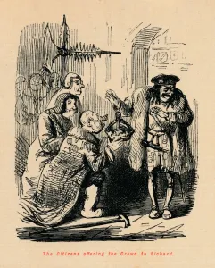 King Richard Iii Gallery: The Citizens offering the Crown to Richard, . Artist: John Leech