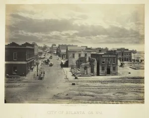 Main Street Gallery: City of Atlanta, GA, No. 2, 1866. Creator: George N. Barnard