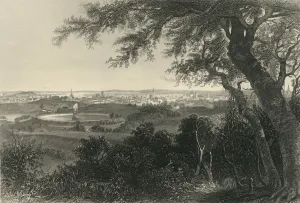 Granville Prints: City of Baltimore, (from Druid Hill Park), 1874. Creator: Robert Hinshelwood