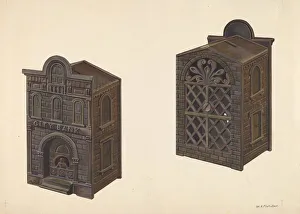 Saving Gallery: City Bank Toy Bank, c. 1938. Creator: William O. Fletcher