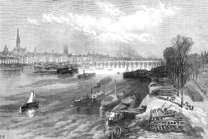 H Rc Prints: The City of Bordeaux, 1871. Creator: RCH