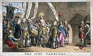 Delivering Gallery: The City carriers, 1769