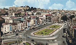 Roundabout Prints: City Centre, Bristol, c1940s