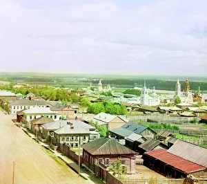 Colour Separation Negative Prints: City of Cherdyn, 1910. Creator: Sergey Mikhaylovich Prokudin-Gorsky
