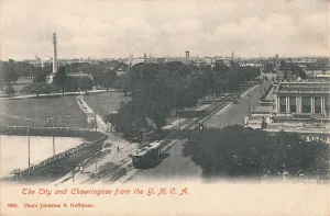 Johnston And Hoffmann Prints: The City and Chowringhee from the Y