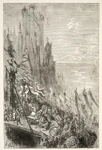 Arthurian Legend Collection: At the City of the Countess of the Fountain, from Stories of the Days of King Arthur