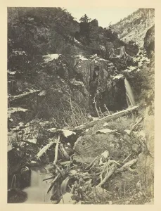 Andrew Joseph Russell Gallery: City Creek Canon, Wasatch Mountains, Salt Lake Valley, 1868/69. Creator: Andrew Joseph Russell