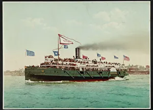 Sidewheeler Prints: City of Erie (Pennsylvania), c1900. Creator: William H. Jackson