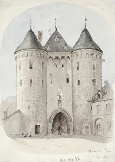 City gate Neusser Thor, 1850-1855. Creator: Karl Anders Ekman