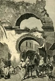Tunisia Gallery: City Gate in Tunis, 1881. Creator: Unknown