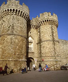 Rhodes Greece Prints: City Gates, Rhodes, Greece, 2019. Creator: Ethel Davies