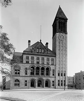 Masonry Prints: City Hall, Albany, N.Y. between 1900 and 1910. Creator: Unknown