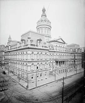City Hall Prints: City Hall, Baltimore, Md. between 1900 and 1910. Creator: Unknown