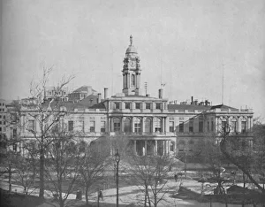 Renaissance Revival Prints: City Hall, New York, c1897. Creator: Unknown
