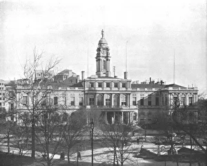 Local Government Prints: City Hall, New York, USA, c1900. Creator: Unknown