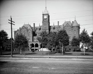 City Hall Prints: City Hall, Saginaw, Mich. between 1900 and 1910. Creator: Unknown