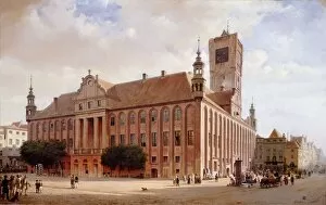 Town Hall Gallery: City Hall at Thorn, 1848. Creator: Eduard Gaertner