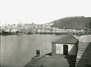 Andalusia Collection: The city and harbour of Malaga, Spain, 1895. Creator: W &s Ltd