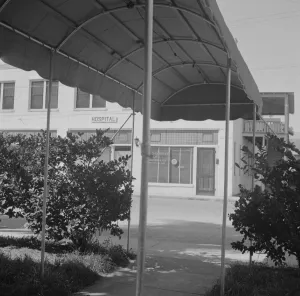 Segregation Prints: City hospital for Negroes, Daytona Beach, Florida, 1943. Creator: Gordon Parks