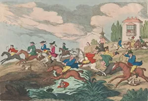 Images Dated 1st May 2020: The City Hunt, ca. 1810. ca. 1810. Creator: Thomas Rowlandson