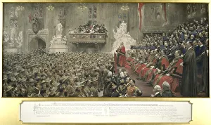 Boer War Collection: The City Imperial Volunteers in Guildhall, London, 1900