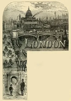 Blackfryars Bridge Gallery: The City of London, c1872. Creator: Unknown