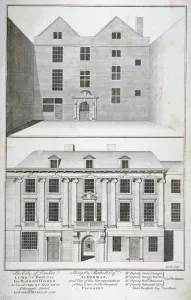 Benjamin Cole Gallery: City of London Lying-in Hospital for Married Women, Aldersgate Street, London, c1750