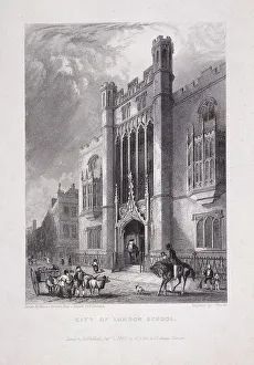 City of London School, London, 1837. Artist: John Woods