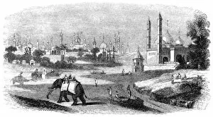 Images Dated 5th October 2007: City of Lucknow, India, 1847. Artist: Robinson