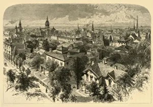 Alfred R Waud Gallery: City of Milwaukee, 1874. Creator: Alfred Waud
