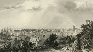 Brooklyn Collection: City of New York, from Brooklyn Heights, 1874. Creator: George R. Hall