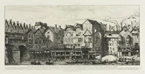 Charles Meryon French Prints: Part of the City of Paris at the End of the Seventeenth Century