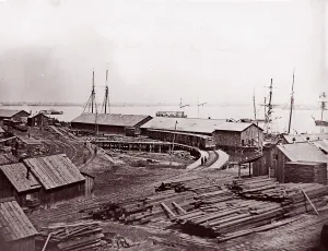 Freight Wagon Prints: City Point, Virginia. Terminus of U. S. Military Railroad, 1861-65